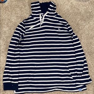 Black dog stripped Hoodie Size M